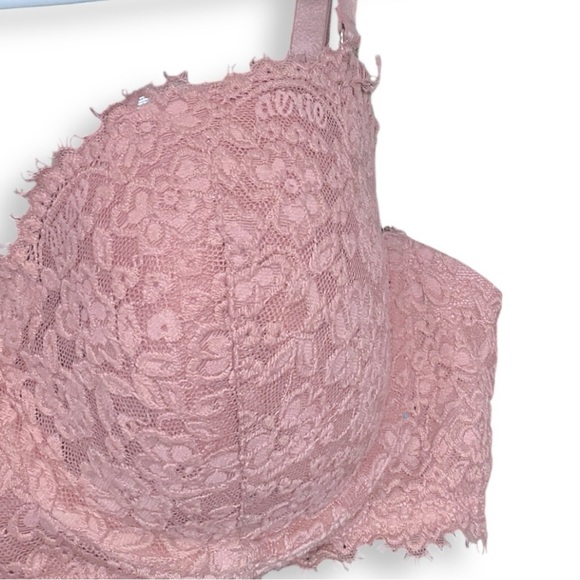 Aerie Real Power Balconette Lace Eyelash Bra 38D - Picture 4 of 7